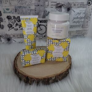 BEEKMAN 1802 ~NEW~ 3 piece gift set in SUNSHINE LEMON